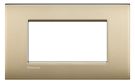 Bticino LNC4804OF AIR frame GOLD MATT 4-mod , (Gold)