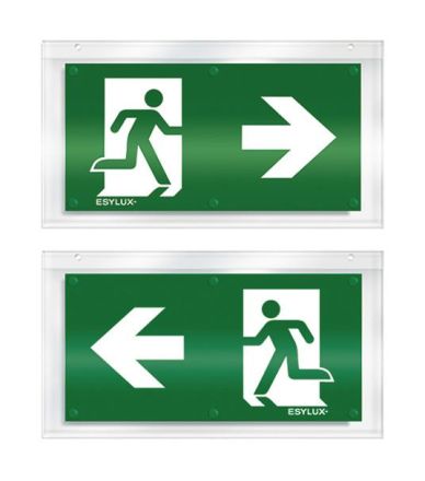 EsyLux EN10079092 two-sided arrow right/left 24m EKW for SLX pictogram disc