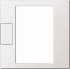 MERTEN MEG5775-0319 Central plate polar white glossy