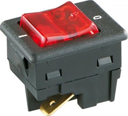 Bachmann 924.129 rocker switch Ser 8005 switch off illuminated 2-pole SW