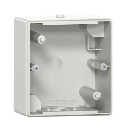 ABB Stotz-Kontakt WU53.ZZZ.0204DE, univ.AP-housing cpl white surface-mounted housing for SRCD socket, 2CCF019541R0001