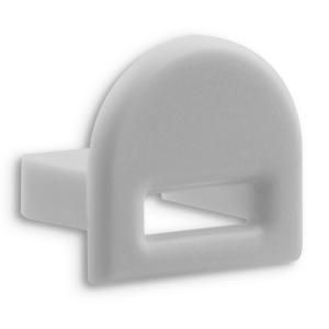DOTLUX 3959 PVC end cap for profile/cover 6E grey, with cable entry