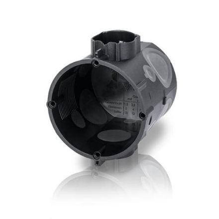 F-TRONIC e1072k 62mm deep pipe socket 25mm 4 screw domes