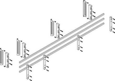 ABN deep 60mm with CU 12x10mm 3-pole 32mm busbar module (MTSC52633)