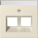 Gira 264001 cover BSF Modular Jack 30° 2-way System 55 cream white