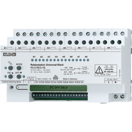Jung RS8REGHE relay station universal 8-way
