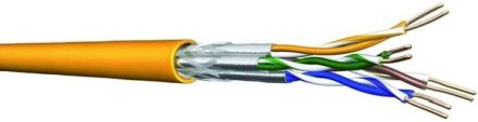 Draka Comteq UC1500 HS22 C7A S/FTP 4P LSHF-FR TR500 data cable UC1500 melon yellow Dca