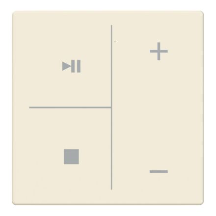 BUSCH-JAEGER LFMW/A.4.63.11-82 rocker for Keypad future | 4-way, music control | ivory white