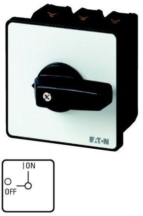 Eaton P3-63/E/N ON-OFF switch, 3-pole + N, 63 A, flush-mounted, 019894