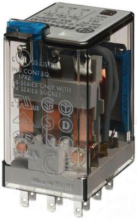 Finder 55.33.9.125.0010 Miniature industrial plug-in relay