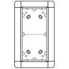 Ritto 1881220 flush-mounted frame 2 module slots, silver