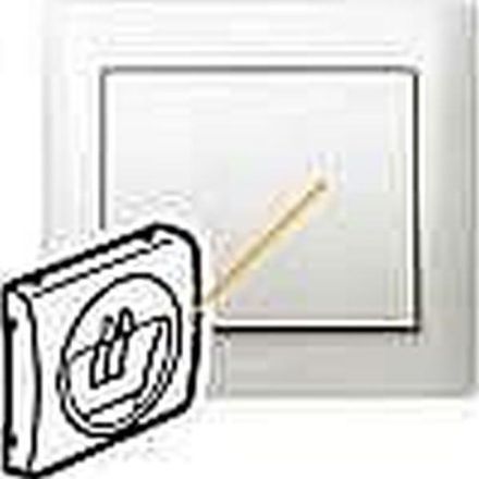 Legrand 771500 loudspeaker cover Hifi 1-way Galea mother of pearl, (cream white (electric white))