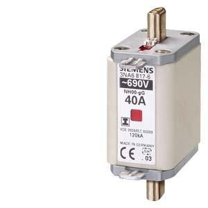 Siemens 3NA6817-6 NH fuse link with insulated handle size 00 40A