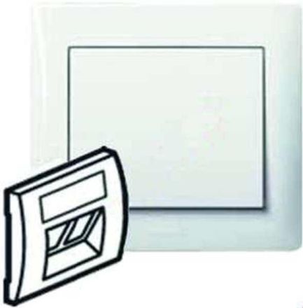 Legrand 771578 Blank cover Galea with support ring mother of pearl