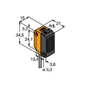 Turck 3075739 QS18VP6LAF250 Laser light sensor
