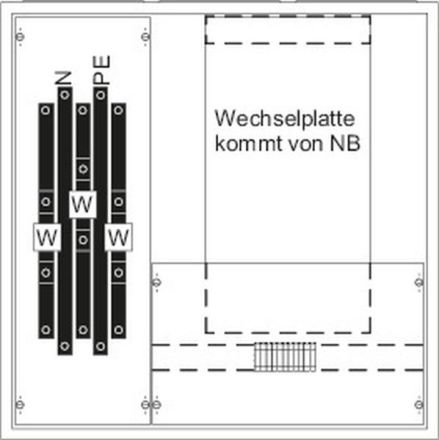 ABB Striebel & John KS449 surface-mounted measuring and transformer cabinet, 2CPX032623R9999