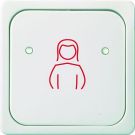 ELSO 735810 Stop button (MEDIOPT CARE) pearl white touch surface ELSO 735810 Stop button (MEDIOPT CARE) pearl white touch surface