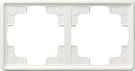 Gira 021240 2-way cover frame S-Color pure white
