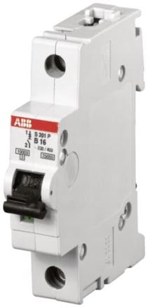 ABB Stotz-Kontakt S201P-D13 D13A 25kA 1-pole circuit breaker, 2CDS281001R0131