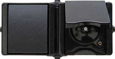 Kopp 139605006 proAQA black on/off switch